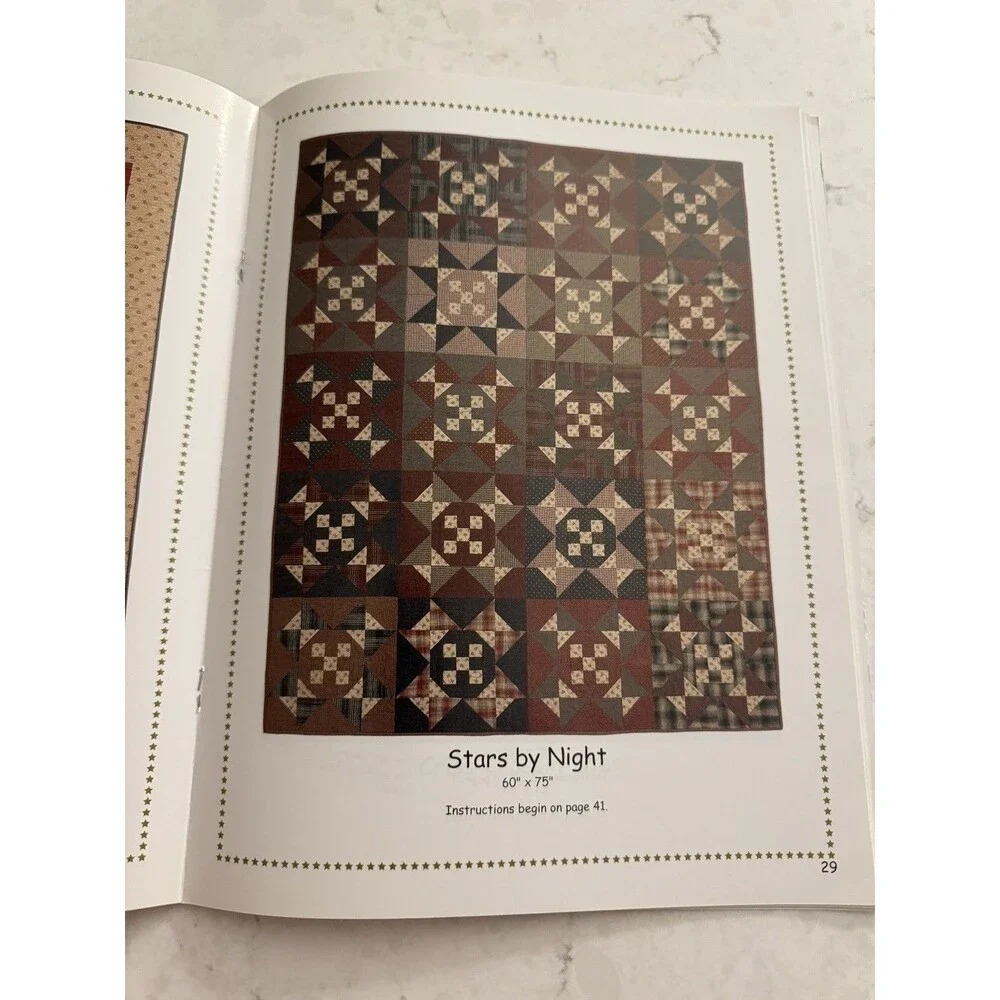 Star Savvy Laps From Fats Book 4 Ellen Replogle Quilt Pattern Lap Size Quarters